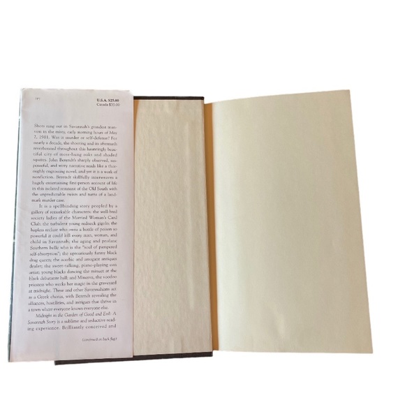 “Midnight In The Garden Of Good And Evil” by John Berendt - Hardcover Book - Picture 4 of 8